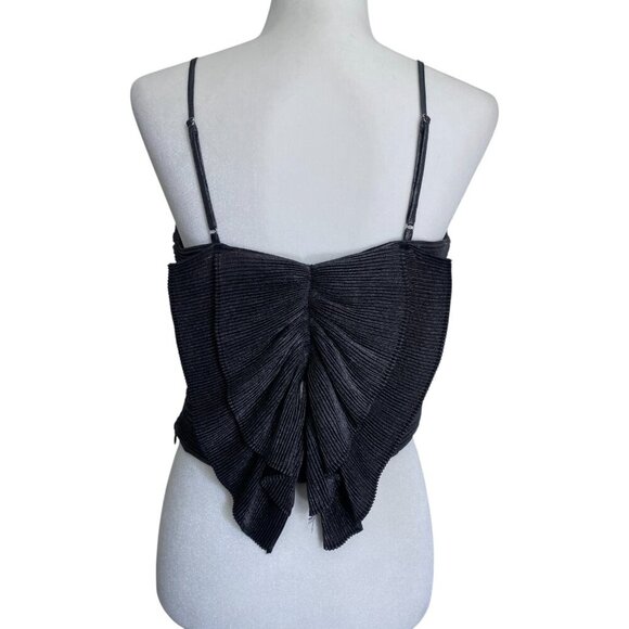 Women’s Express Metallic Copped Cami gray size small - Picture 6 of 7